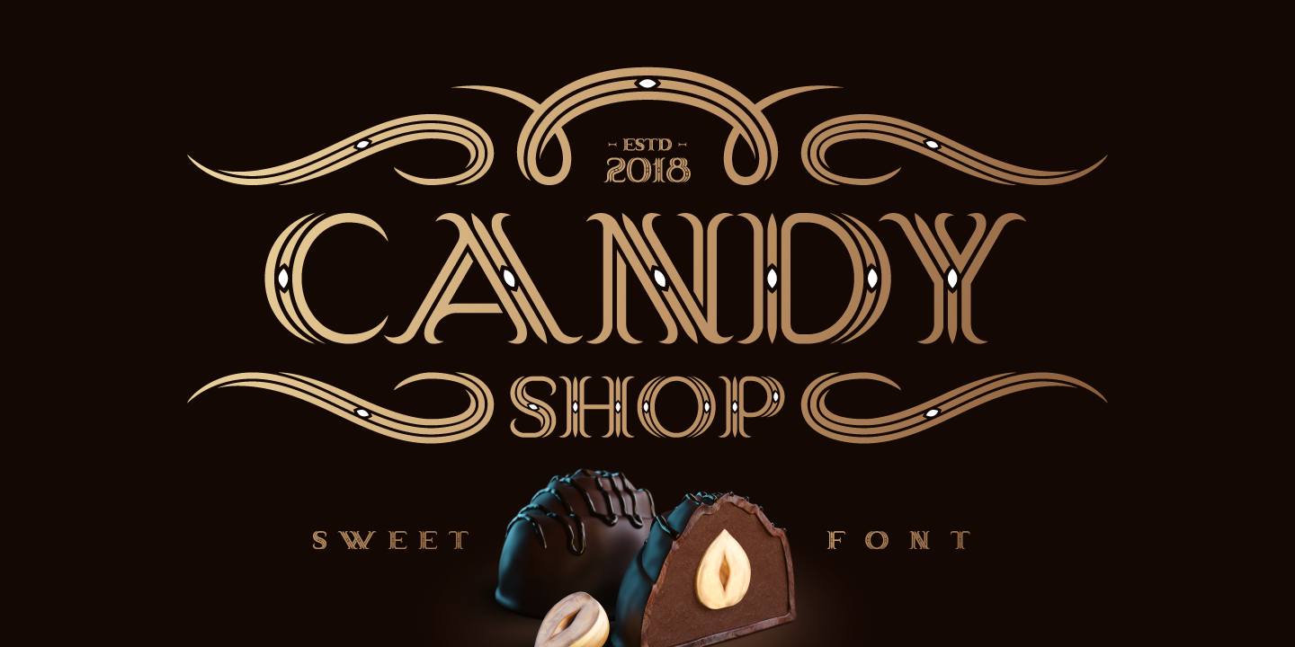 Шрифт Candy Shop
